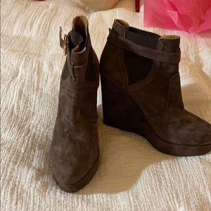 Dee Keller suede wedges